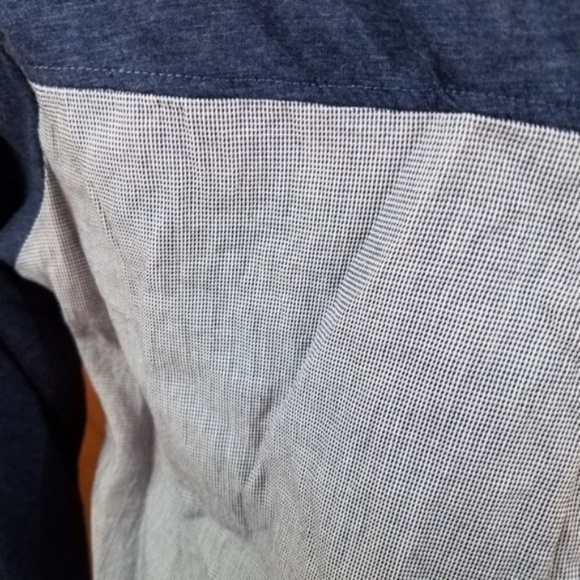 Horny Toad Merger tee plaid check blue S womens 3/ - Picture 5 of 8